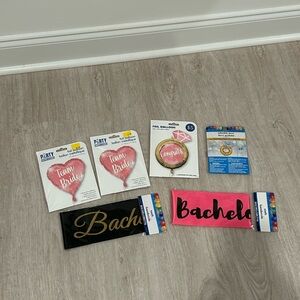 Balloons and Sash Set - Pink, Gold, Black